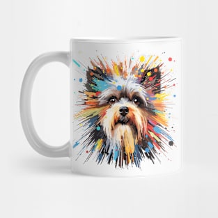 Yorkshire Terrier Dog Pet World Animal Lover Furry Friend Abstract Mug